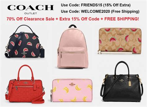 coach clearance items all orders.